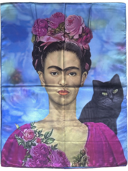 Gift-Me Women's Multicolour Silk Scarf