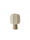 Eurolamp Table Lamp for E27 Socket with Beige Shade and Base