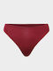 Damen-String Nahtlos Bordeaux