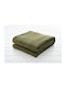 Vesta Home Single Pique Blanket 170x250cm Olive