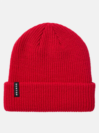 All Day Long Beanie Men's Knitted Beanie in Red