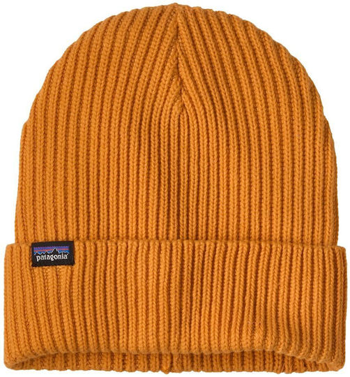 Unisex Beanie Knitted Hat in Orange