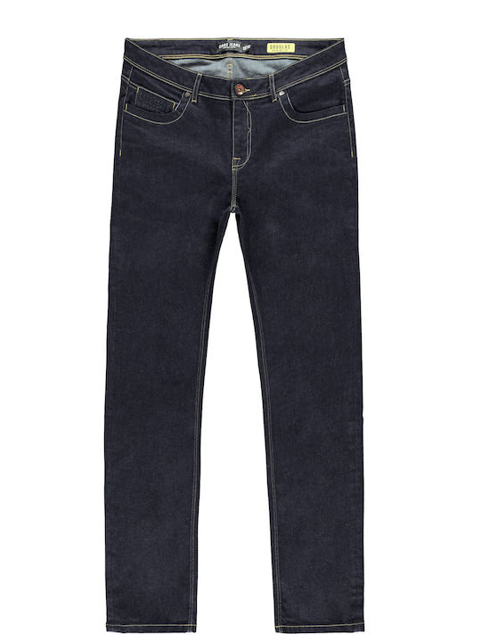 Men’s Regular Straight Fit Dark Blue Jeans