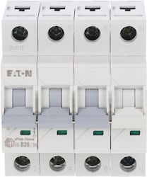 Eaton Αυτόματη Ασφάλεια 20A Τετραπολική AC