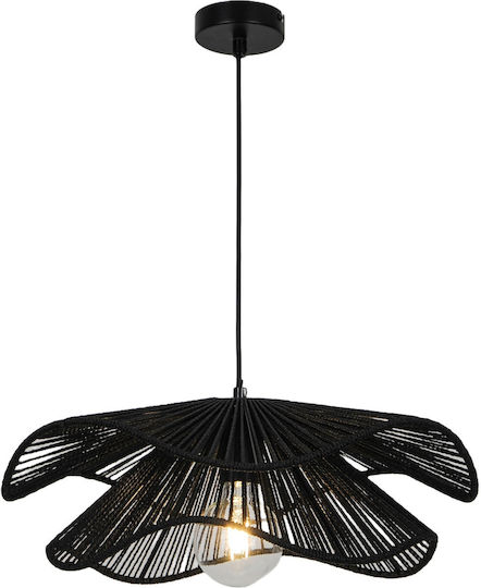 Domoletti Candelabru Suspendat Negru cu Soclu E27