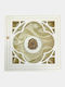 WoodStudio Square White Wooden Wall Wedding Crown Case 27x27 cm
