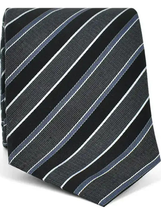 Monte Napoleone Men’s Silk Tie in Grey