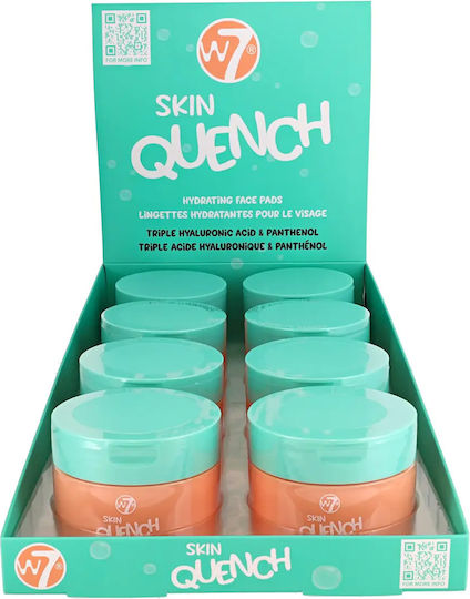 Skin Quench Feuchtigkeitsspendende Gesichtspads 8 Box W7