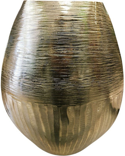 Capolavoro Metallische Vase Gold 31x16xH39cm