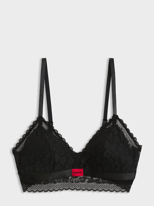 Hugo Triangle Bra Lace Trims Savana Triangle P Black Εσώρουχα Female Black 50570655-001 Hugo Triangle Bra Lace Trims Savana Triangle P Black Εσώρουχα Female Black 50570655-001