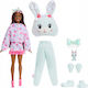 Barbie Зайче кукла Cutie Reveal за 3+ години