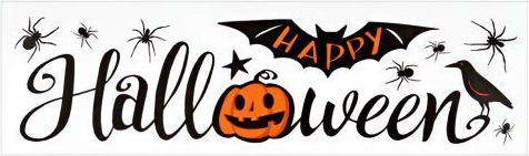 Αυτοκόλλητο Τοίχου – Happy Halloween 56x15εκ Bal-1091701