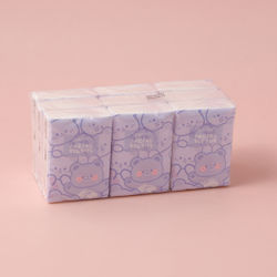 Soft Tissues – “Purple Teddy Bear” – 9 Pcs