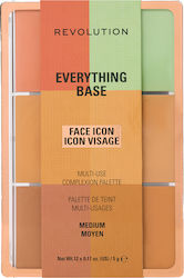 Revolution Everything Base Face Icon Complexion Palette Medium Revolution Everything Base Face Icon Complexion Palette Medium