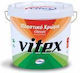 Vitex Πλαστικό Ακρυλικό Οικολογικό Υδρόχρωμα για Εσωτερική Χρήση Γκρι 180ml