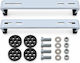 Floor-Mounted Bracket Set White 500x95x56x2.2 for 16,000–24,000 BTU Air Conditioners, Screws, Anti-Vibration Mounts