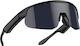 BlackView Fahrradbrille mit schwarzem Rahmen und dunklen Gläsern