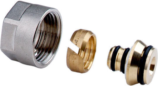Ferro Compression Fitting 16x2 Mm 2 Pcs 67861612y