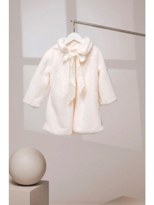 Baby Bloom Μπεζ Πανωφόρι Βάπτισης