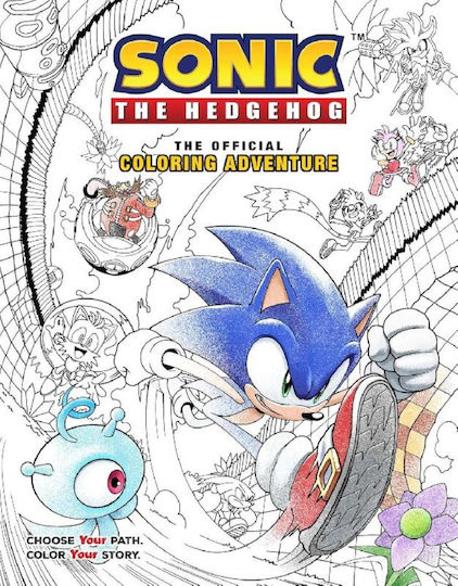 Βιβλίο Ζωγραφικής Sonic Hedgehog Official Coloring Adventure