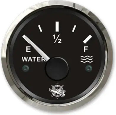 Water Level Gauge 240-33 Ohm Stainless Steel Black
