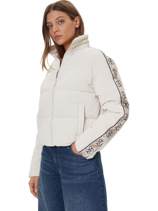 Guess Geacă Lungă de Blugi pentru Femei Beige