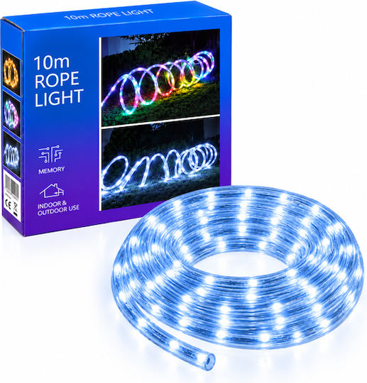 Cold White Christmas Tube Light with Programs 10m