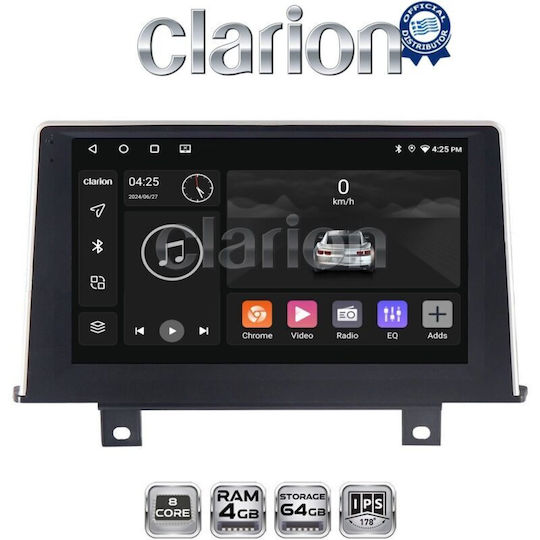 Clarion Sistem Audio Auto pentru BMW Seria 1 (F20) / Seria 1 / F20 2011>2018 (Bluetooth/USB/WiFi/GPS/Apple-Carplay/Android-Auto)