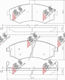 Предни спирачни накладки Hyundai Elantra 00 Matrix 01 581012da40