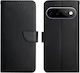 Lederne Wallet-Hülle Black Google Pixel 11 5g/11 Pro 5g