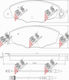 Спирачни накладки Citroen Xantia Xm 96 23135.18.0