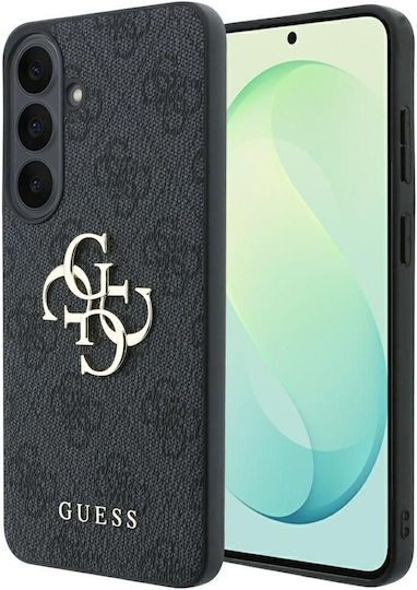 Guess Embossed 4G Ring Classic Logo MagSafe Rückseite aus Silikon / Kunststoff Schwarz (Galaxy S26 FE)