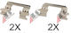 Zest Bremsbelag-Montagesatz Nissan Qashqai 4100964000