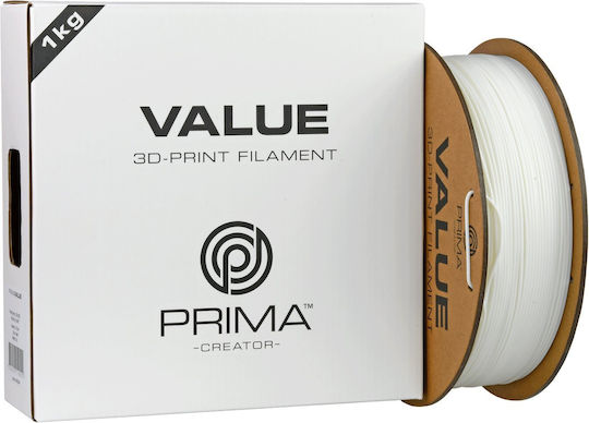 PrimaCreator ABS 3D Printer Filament 2.85mm Λευκό 1kg