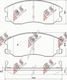 Brake Pads Opel Antara 06 Front 4808861