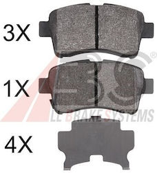 Set de Ceasuri de Frână Suzuki Liana 01-07 Față 5581054g11 Set de Ceasuri de Frână Suzuki Liana 01-07 Față 5581054g11