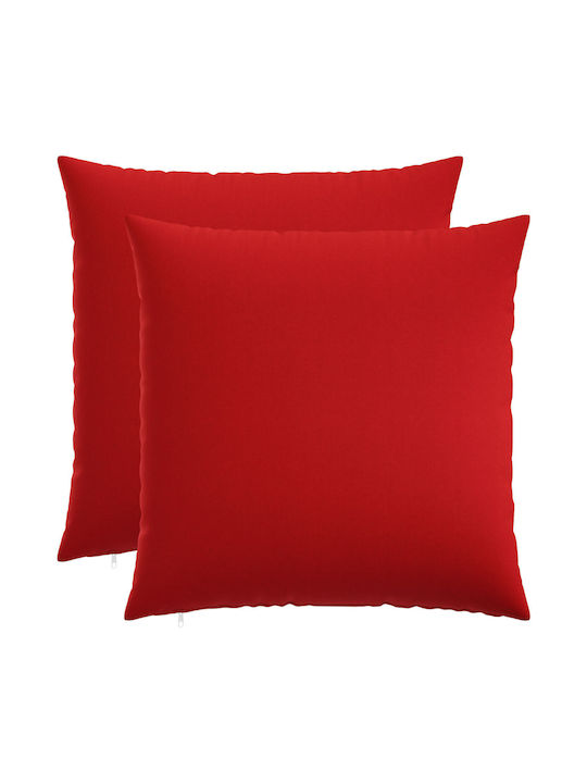 vidaXL Heerlen Sofa Cushion Red 60x60 cm