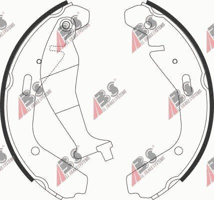 Спирачни челюсти Opel Agila 03-07 4706836