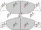 Brake Pads Ford Mustang 99-04 Front Yu2z2v001da