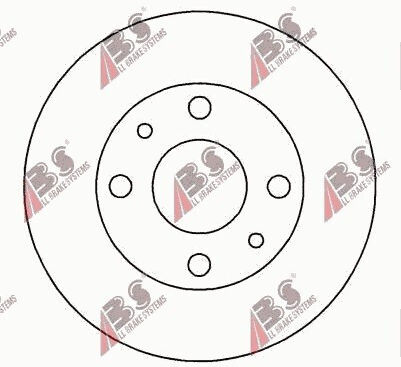 Brake Disc Fiat Uno Polonez Ibiza 93 4385812