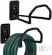 Relaxdays Wand-Schlauchhalter-Set, 2-teilig
