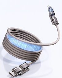 Hyperloq Braided USB to Cable 1.2m 54649622462802