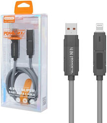 Somostel USB-auf-Typ-C-/Lightning-Kabel 3,1 A Grau