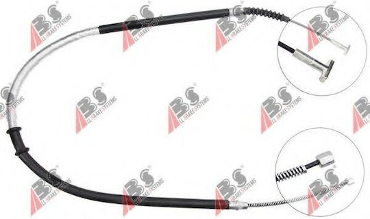 Handbrake Cable Fiat Multipla 99-08 Left T 60654885