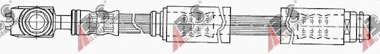 Audi Tt Flex Brake Line 98-06 Front 8n0611707a