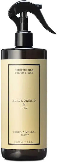 Textilspray Cereria Molla 500 ml – Schwarze Orchidee & Lilie