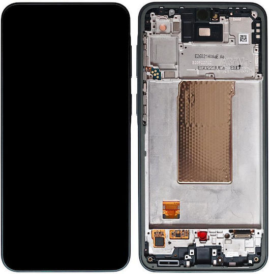 Дисплей и предно стъкло със сензорен механизъм за Samsung A376 Galaxy A37 5g (Сиви)