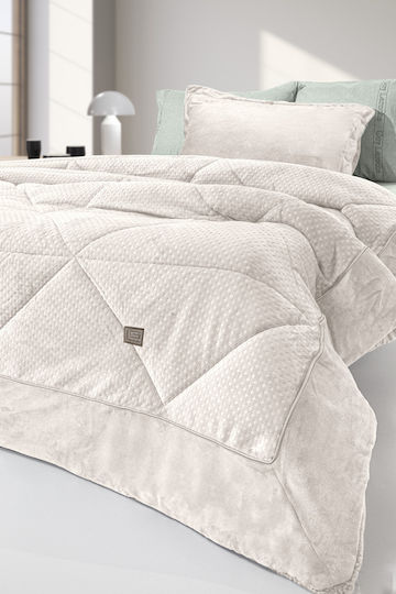 Guy Laroche Semi-Double Sherpa Comforter 180x240cm Prellude 112