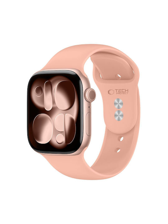 Tech-Protect Λουράκι Σιλικόνης Ροζ (Apple Watch 44/45/46mm/Ultra 49mm)