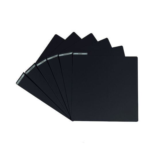 Glorious Set de 6 separatoare pentru discuri de vinil negre